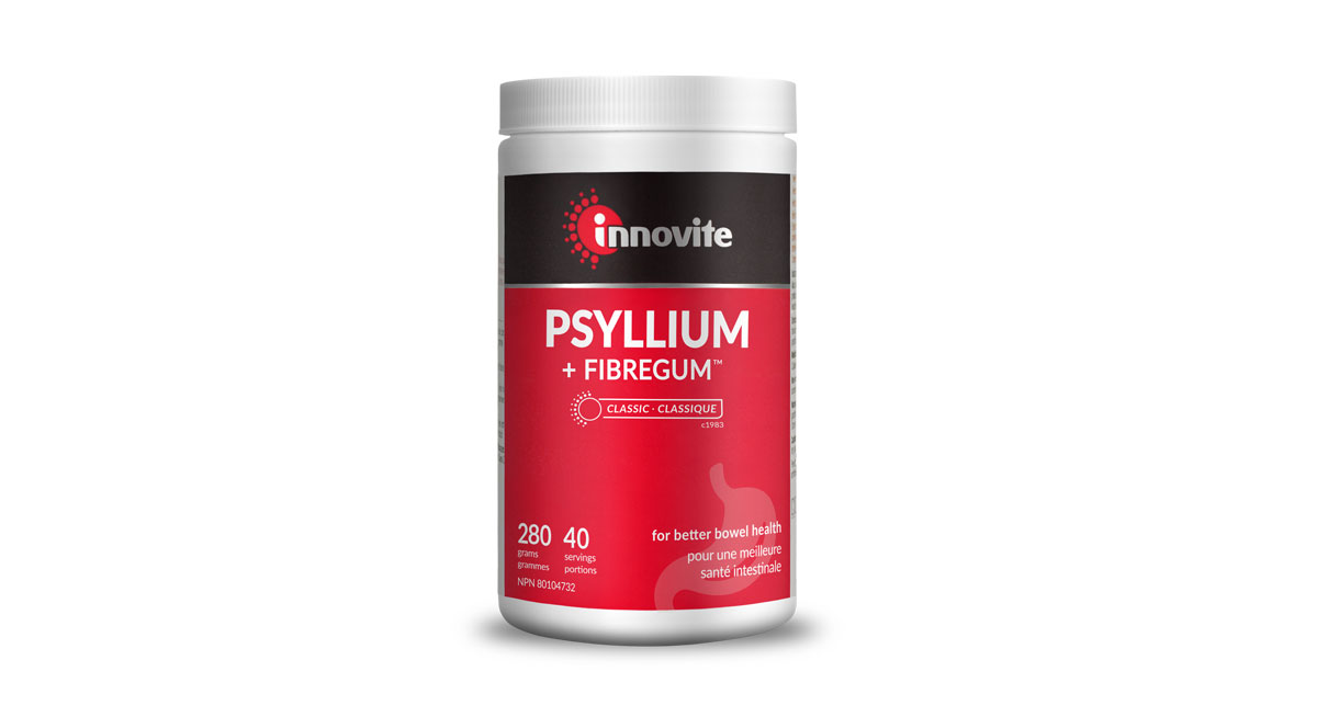 Innovite Psyllium + Fibregum bottle